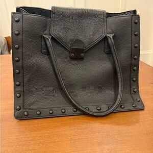 Loeffler Randall Black Studded Tote